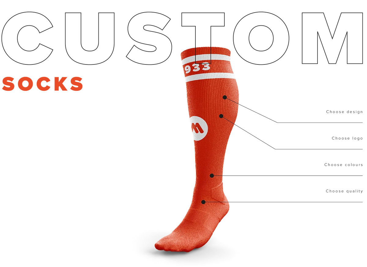 Masita customizable orange sock