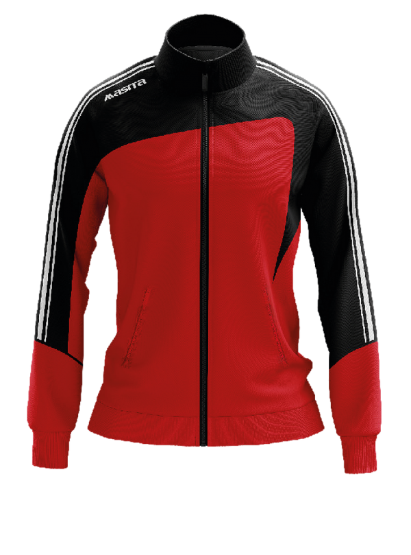 Masita Forza Collection Trainingjacke Ladies Schwarz Rot