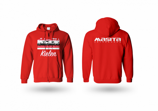 Masita FC Kielen Rot Kapuzen Sweater